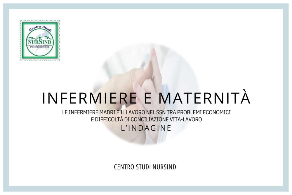 Infermiere madri, tra difficoltà economiche e problemi di conciliazione vita-lavoro